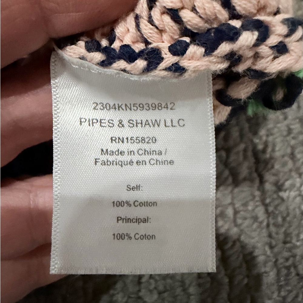 Veronica Beared Jacquard Knit Striped Knit Top - Picture 13 of 14